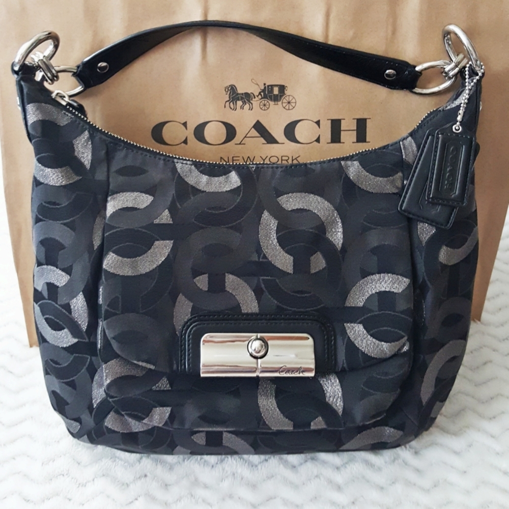 Coach Hobo shoulder/crossbody bag Op Art
